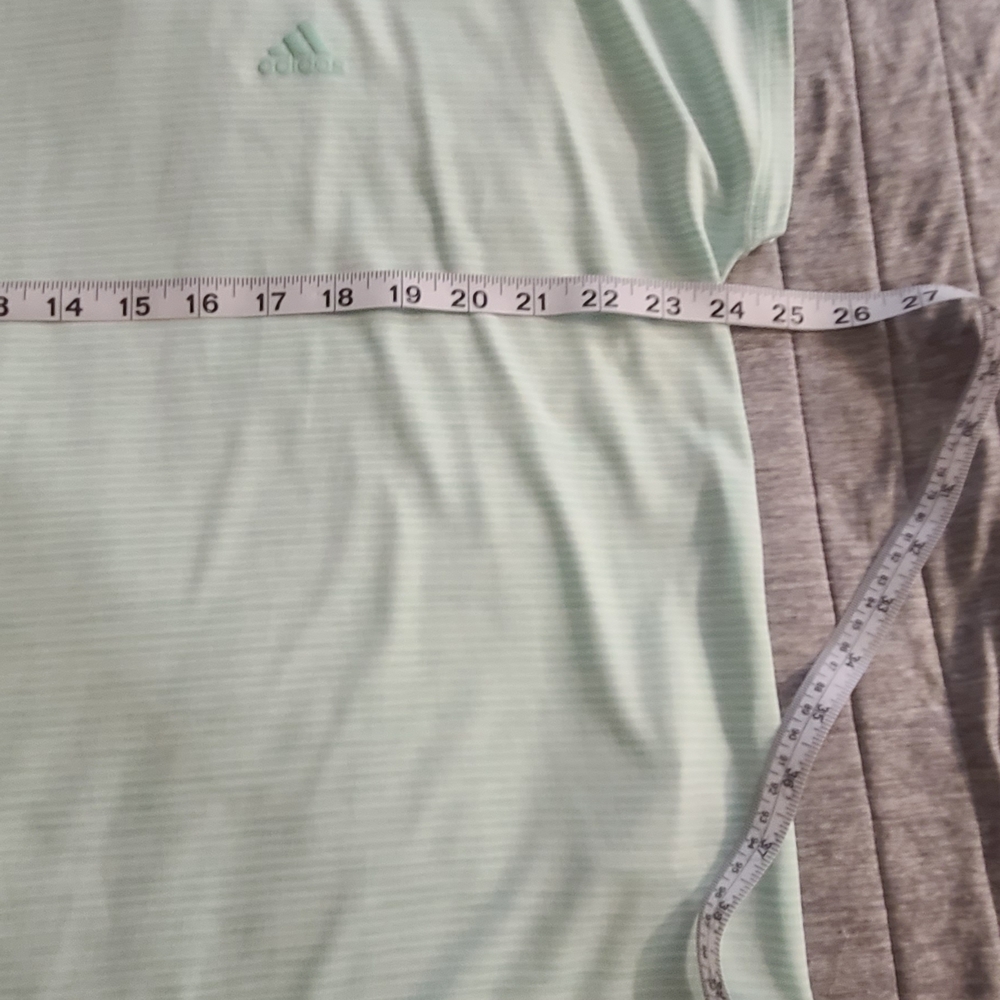 Adidas Women's Light Blue Crop Top - Picture 6 of 7